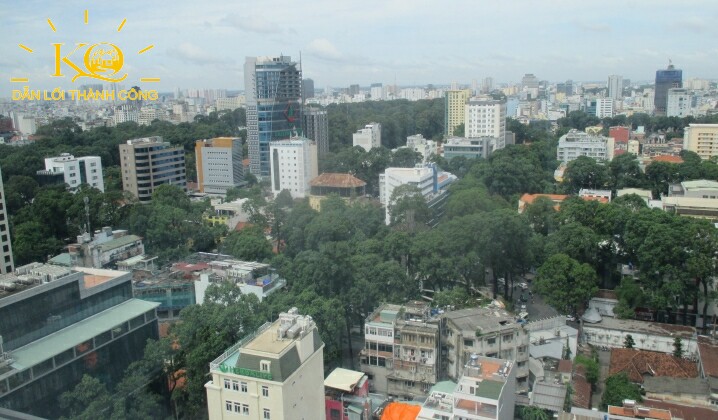 View nhìn từ văn phòng trọn gói cho thuê