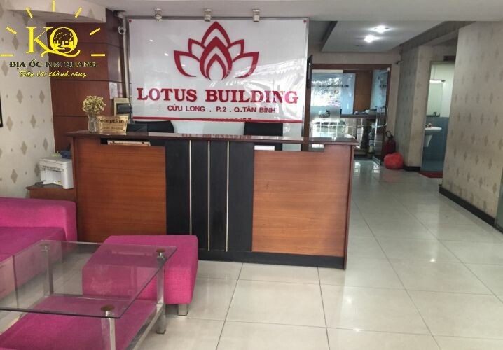 Khu vực lễ tân Lotus Building