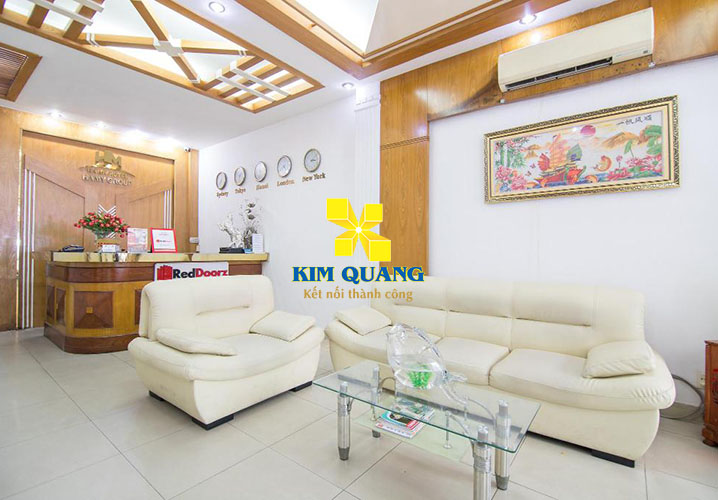 Khu vực quầy lễ tân tại tòa nhà cho thuê đường Thủ Khoa Huân Khu vực quầy lễ tân tại tòa nhà cho thuê đường Thủ Khoa Huân