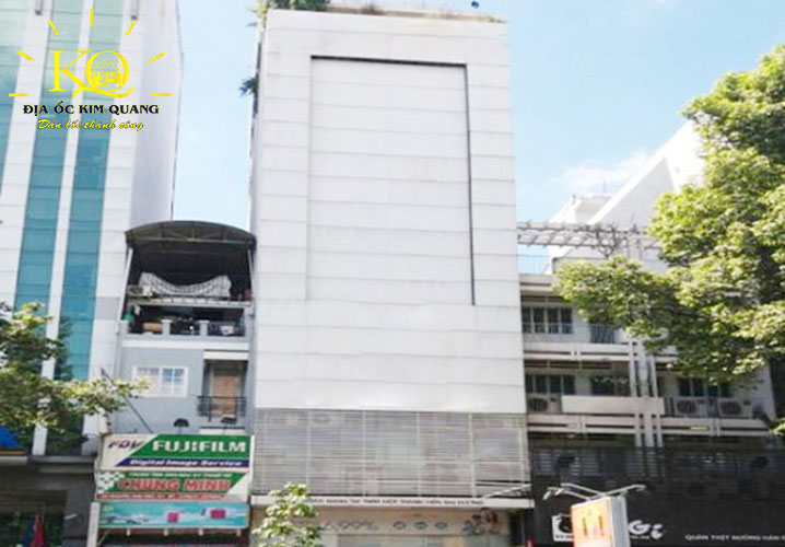 Hình phối cảnh tổng quát nguyên tòa nhà văn phòng cho thuê đường Nguyễn Thái Học quận 1