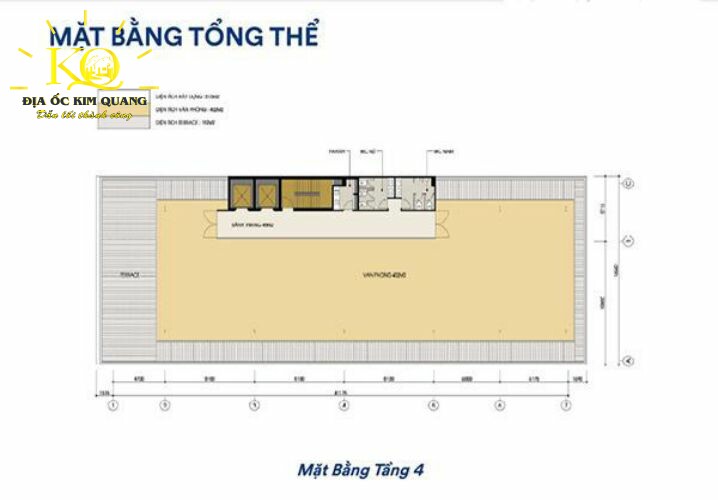 Cho thuê tòa nhà nguyên căn đường Xa Lộ Hà Nội quận 2, mặt bằng tầng 4 