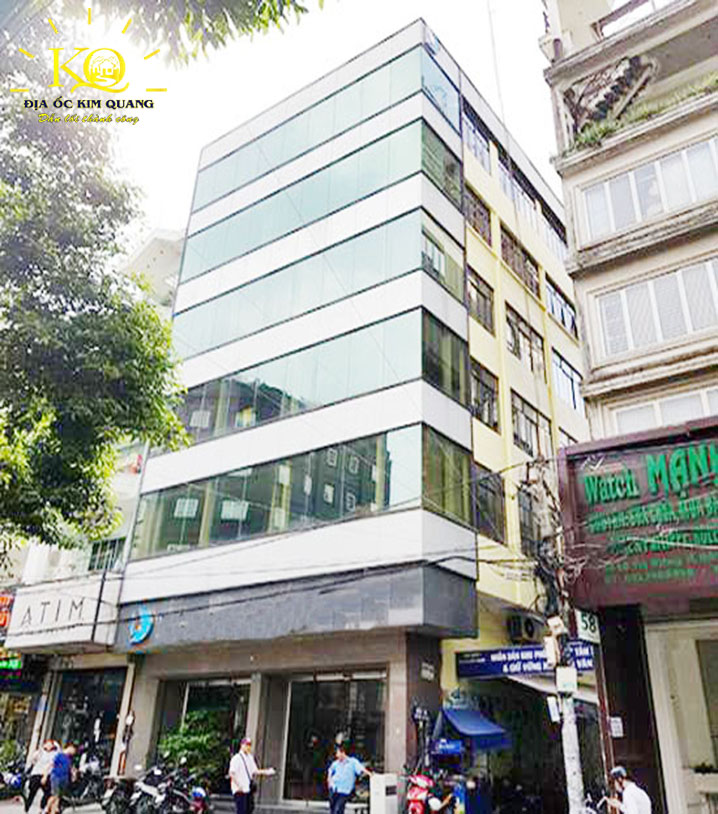 Hình chụp bao quát nguyên tòa nhà văn phòng cho thuê đường Lê Thị Riêng