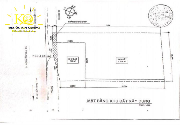 Mặt bằng khu đất xây dựng nguyên tòa nhà văn phòng đường Nguyễn Văn Cừ quận 1 Mặt bằng khu đất xây dựng nguyên tòa nhà văn phòng đường Nguyễn Văn Cừ quận 1