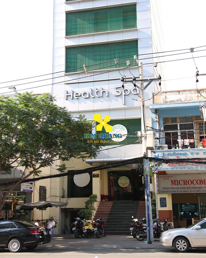 Hình chụp tổng quát bên ngoài tòa nhà cho thuê đường Nguyễn Cư Trinh Hình chụp tổng quát bên ngoài tòa nhà cho thuê đường Nguyễn Cư Trinh