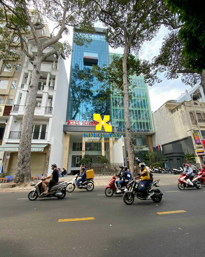 Hình chụp tổng quát bên ngoài tòa nhà văn phòng cho thuê đường Cao Thắng