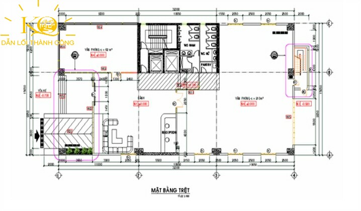 Layout mặt bằng Agrex Tower