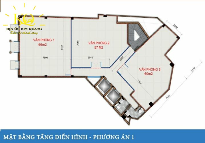 Layout mặt bằng tòa nhà Kappel Land 4