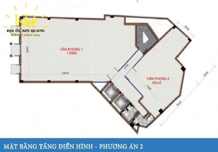 Layout mặt bằng tòa nhà Kappel Land 4