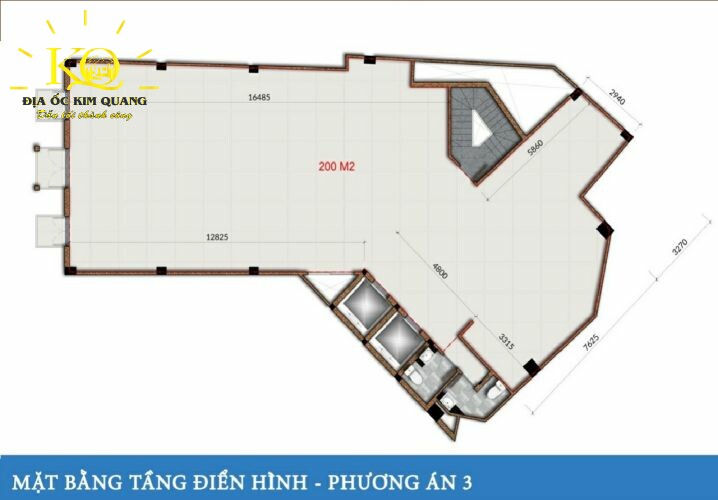 Layout mặt bằng tòa nhà Kappel Land 4