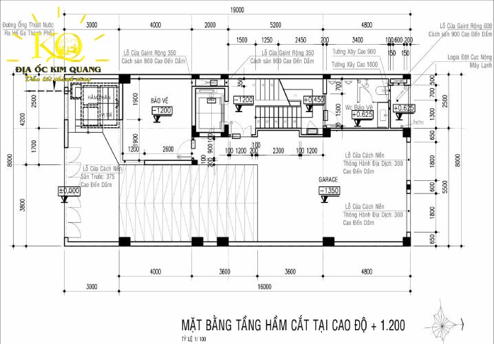 Layout văn phòng NK Building