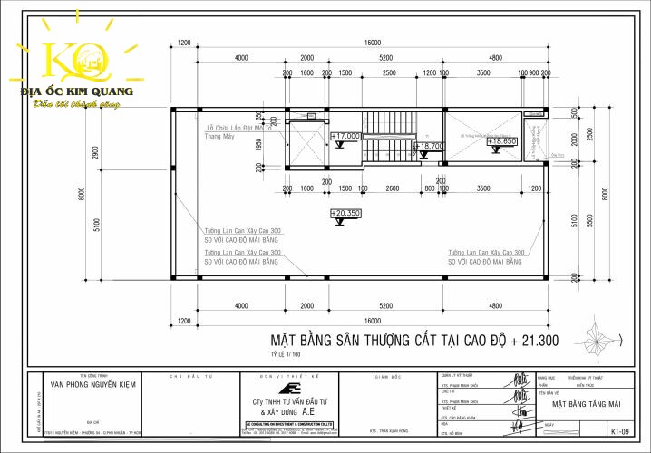 Layout văn phòng NK Building