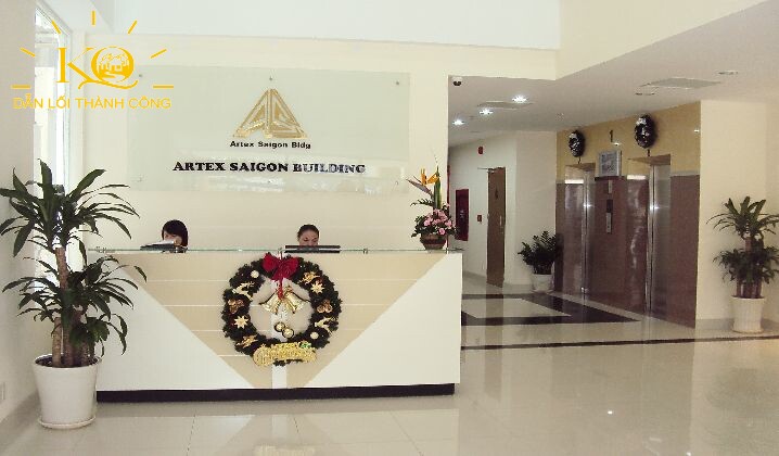 Quầy lễ tân tòa nhà Artex Saigon Building