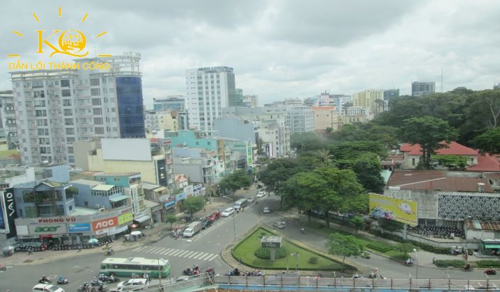 Hướng view từ tòa nhà Khang Thông Building ra thành phố