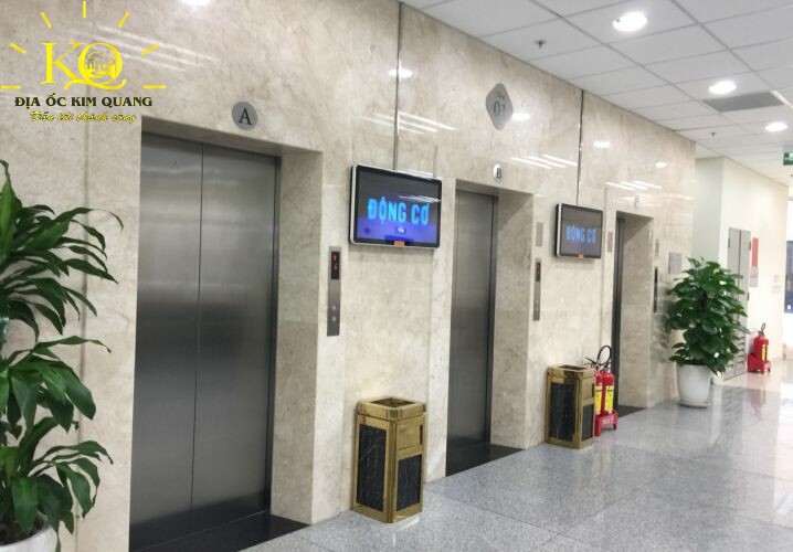 Hệ thống thang máy tại tòa nhà Báo Lao Động Building
