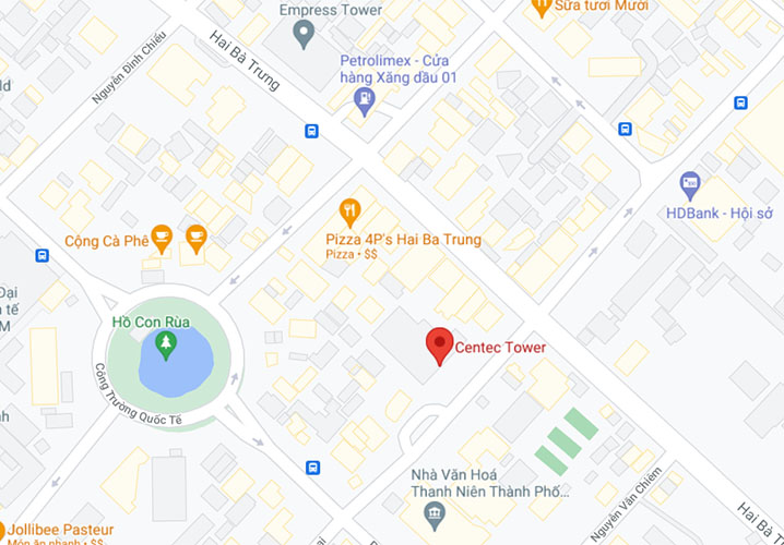 Xem link vị trí tòa nhà Centec Tower trên Google Map