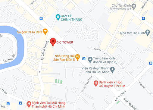 Xem link vị trí tòa nhà DC Tower trên Google Map