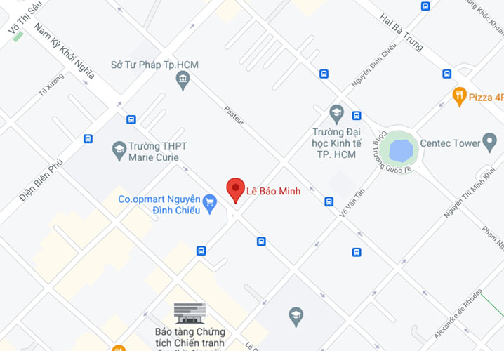 Xem link vị trí tòa nhà Lê Bảo Minh Building trên Google Map