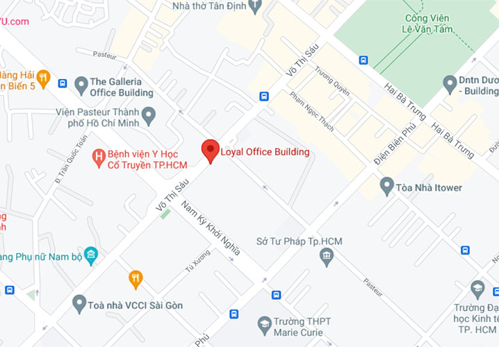 Xem link vị trí tòa nhà Loyal Office Building trên Google Map