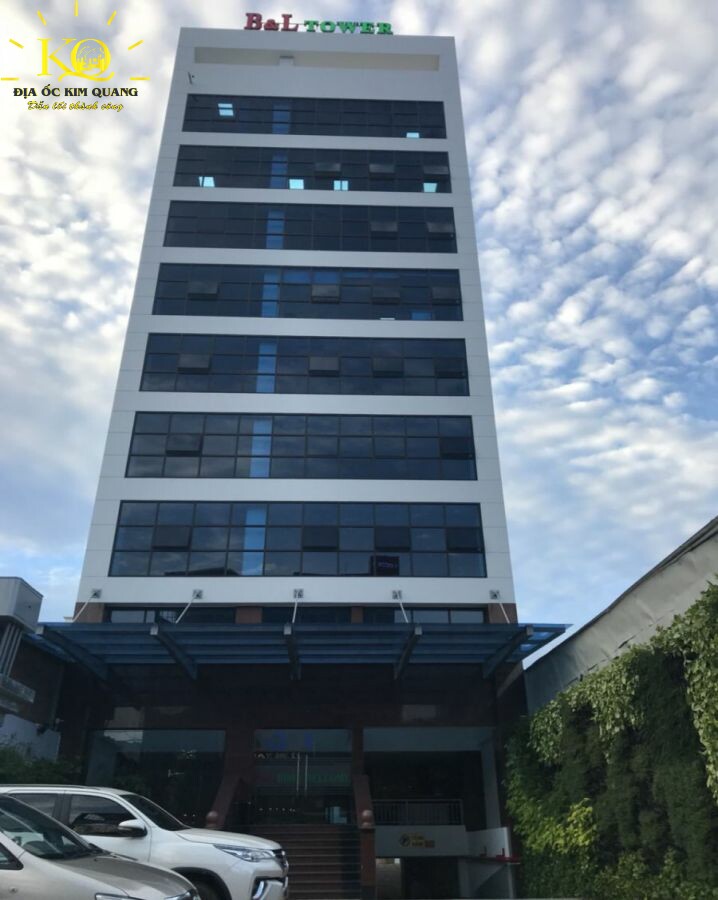 Cho thuê văn phòng quận Bình Thạnh B&L Tower bên ngoài tòa nhà Địa ốc Kim Quang