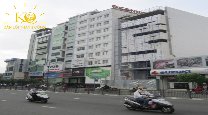 Bên ngoài tòa nhà Thép Nam Việt Building