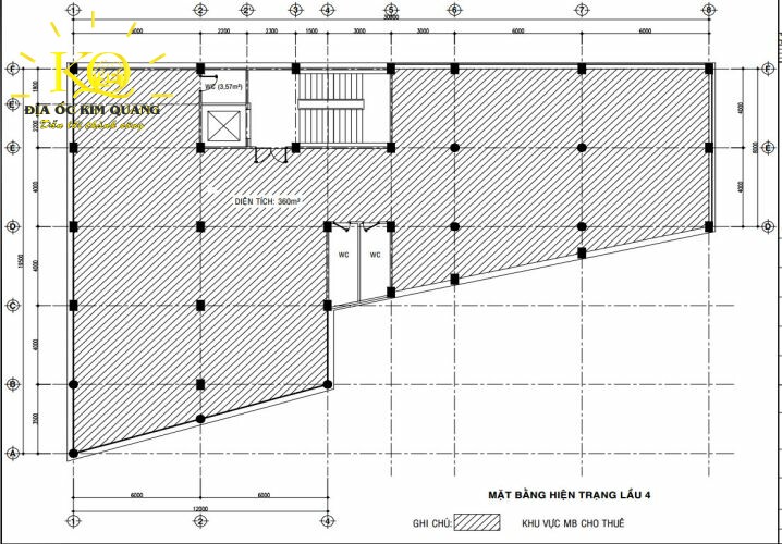 Layout văn phòng Thái Sơn Vincom Building 