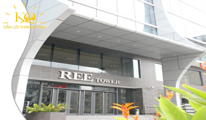 Phía trước tòa nhà REE Tower