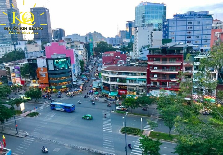 Hướng view từ Thiên An Office Space về thành phố