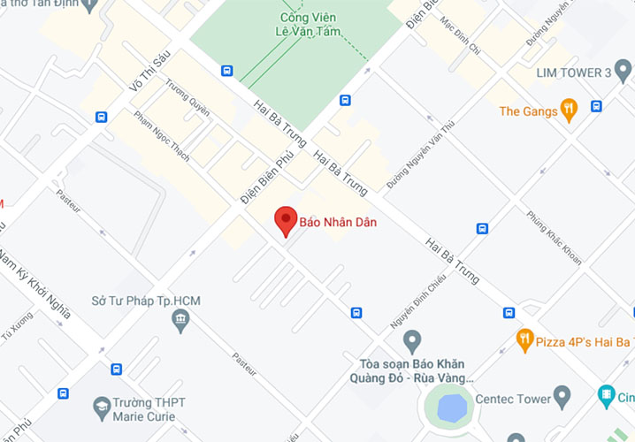 Xem link vị trí tòa nhà Báo Nhân Dân Building trên Google Map