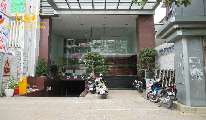 Địa ốc Kim Quang Cho thuê văn phòng quận Bình Thạnh Licogi Building phía trước tòa nhà