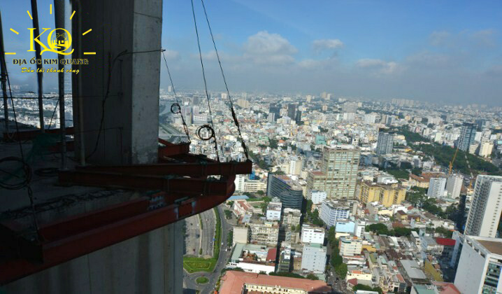 View từ tòa nhà hạng a Saigon One Tower