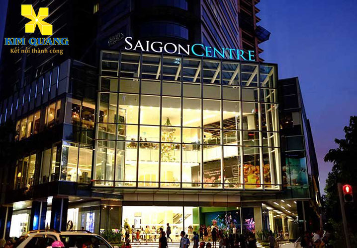 Tòa nhà Saigon Centre lung linh khi về đêm