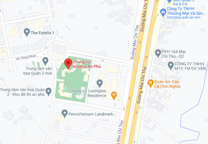 Xem link vị trí Imperia An Phú trên Google Map