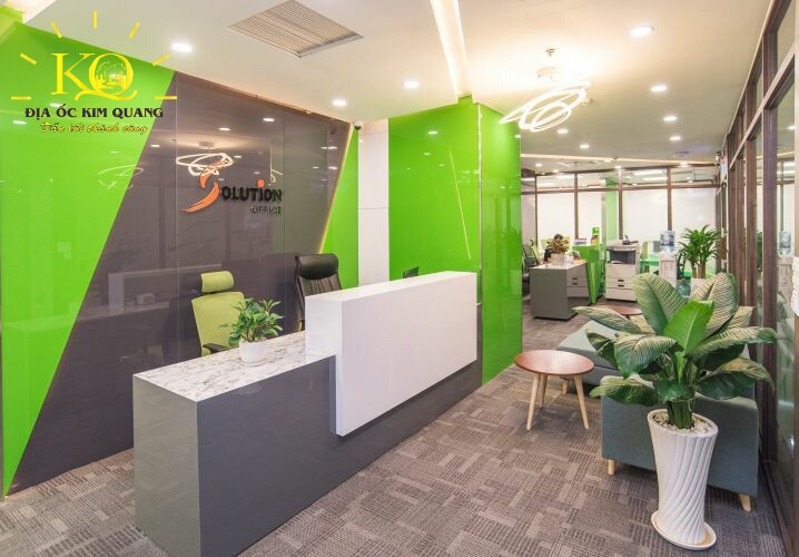 Quầy lễ tân tại Vincom Solution Office