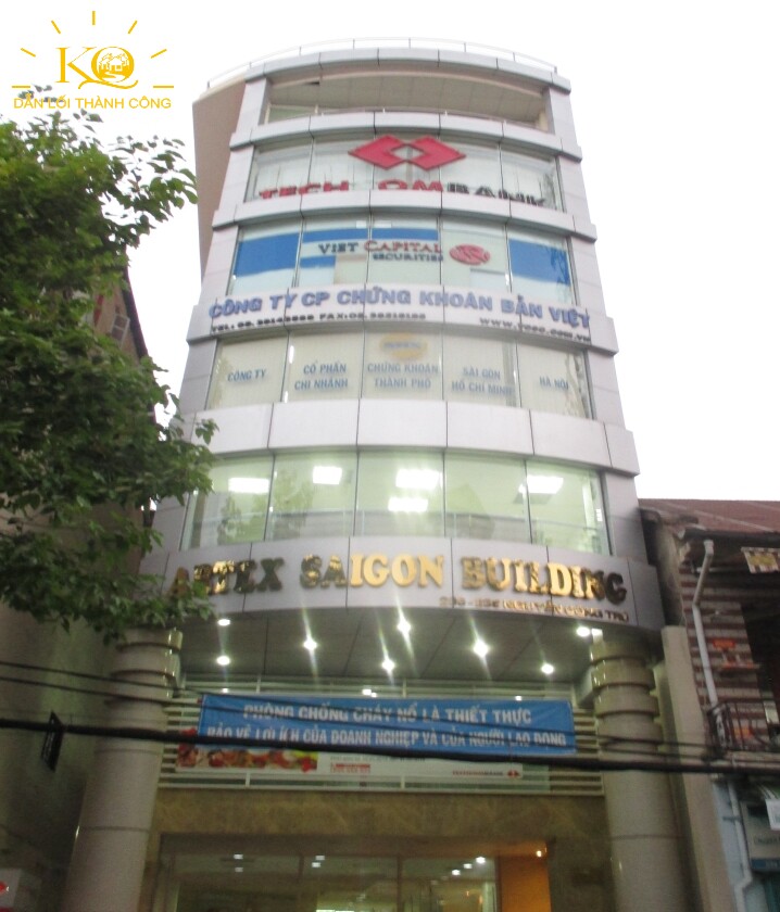 Cho thue van phong quan 1 Artex Saigon Building đường Nguyễn Công Trứ